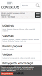 Mobile Screenshot of coverlux.hu
