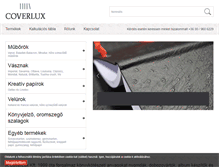 Tablet Screenshot of coverlux.hu